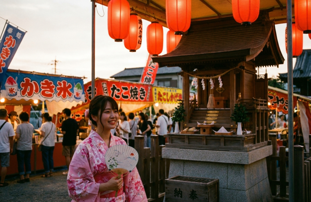 夏祭り・盆踊りで着る着物の選び方｜涼やかに魅せる3つのコツ